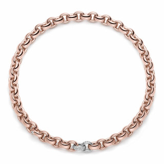 Rouge Royal, Halsschmuck, IsabelleFa Collier "ChaCha 11" Pavé, Ref: 04111/45BMOx2-RR
