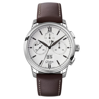  Glashütte Original Senator Chronograph 
Panoramadatum, Ref: 1-37-01-05-02-35