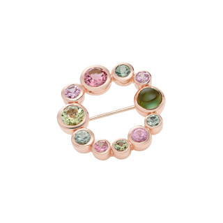 Roségold, Accessoires/Sonstiges, Bron Confetti Brosche, Ref: 8BR1281MKMT/1