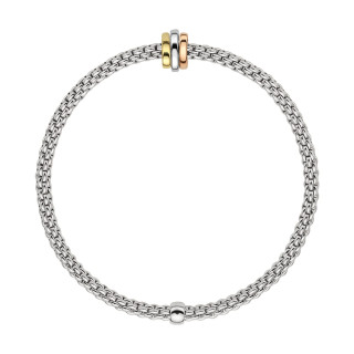 Weißgold, Armschmuck, FOPE Prima Flex'it Armband, Ref: 74408BX_XX_B_RBG_00S