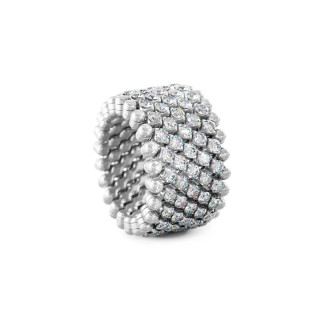 Weißgold, Ringe, Serafino Consoli Brevetto Multi-Size Ring, Ref: RMS 7M2 WG RIVIERA