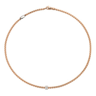 Roségold, Halsschmuck, FOPE Eka Flex'it Halskette, Ref: 73001CX_PB_R_XBX_043