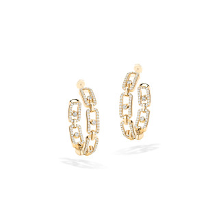 Gelbgold, Ohrringe, Messika Move Link Creolen, Ref: 12716-YG