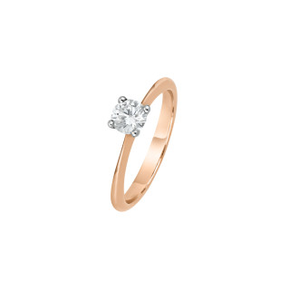 Roségold, Ringe, Juwelier Jasper Schmuck Solitär-Brillantring, Ref: 001.130574