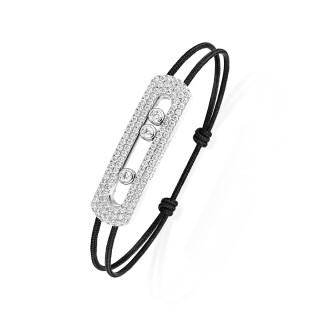 Titan, Armschmuck, Messika Move Titanium XL Armband mit Schnur, Ref: 14379-TN