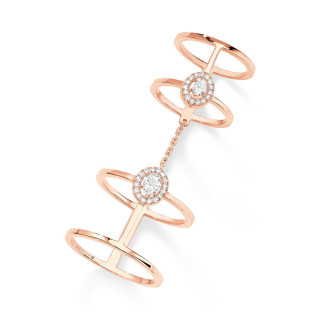 Roségold, Ringe, Messika Glam'Azone Double Ring, Ref: 06141-PG