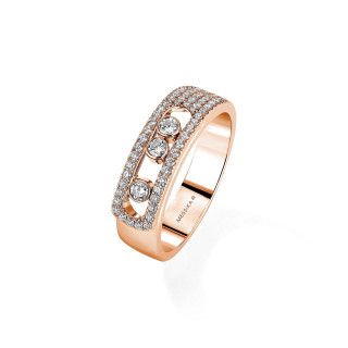 Roségold, Ringe, Messika Move Noa Pavé Ring, Ref: 06129-PG