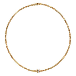 Weißgold, Halsschmuck, FOPE Prima Collier, Ref: 74408CX_XX_G_RBG_043