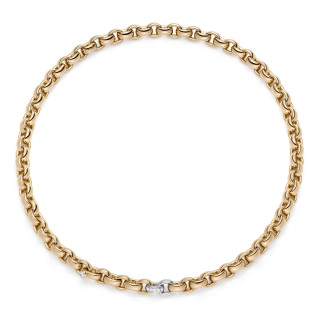 Roségold, Halsschmuck, IsabelleFa Collier "ChaCha 8" Pavé, Ref: 04108/45BMOx2-ROS