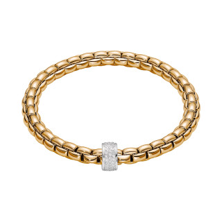 Weißgold, Armschmuck, FOPE Eka Flex'it Armband mit Diamantpavé, Ref: 70405BX_PB_G_XBX_00M
