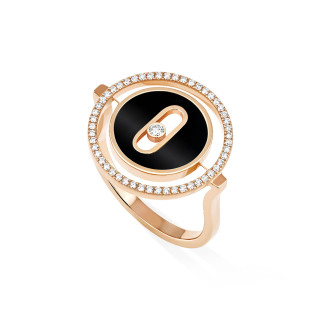 Roségold, Ringe, Messika Lucky Move Ring KM Onyx, Ref: 12322-PG