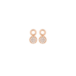 Roségold, Ohrringe, Bron Stardust Ohrschmuck, Ref: 8OR4817BR