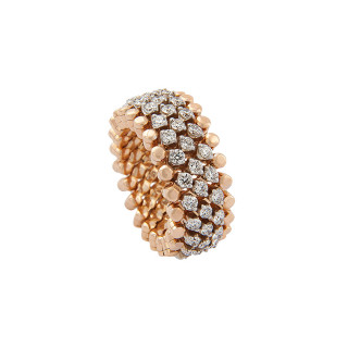 Roségold, Ringe, Serafino Consoli Brevetto Multi-Size Ring, Ref: RMS 5M2 RG WD