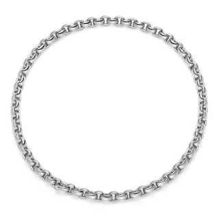 Weißgold, Halsschmuck, IsabelleFa Collier "ChaCha 8", Ref: 04108/45BKL-WG