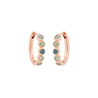 Roségold, Ohrringe, Bron Confetti Ohrschmuck, Ref: 8OR4899WAVE
