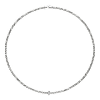 Weißgold, Halsschmuck, FOPE Prima Collier, Ref: 74508CX_BB_B_XBX_043