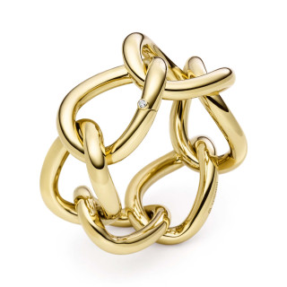 Gelbgold, Armschmuck, IsabelleFa Armband "Grace 39", Ref: 60039/21BKL-GG