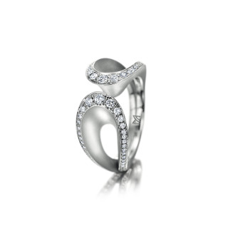 Weißgold, Ringe, Meister Women's Collection Ring, Ref: 118.5019.00-W