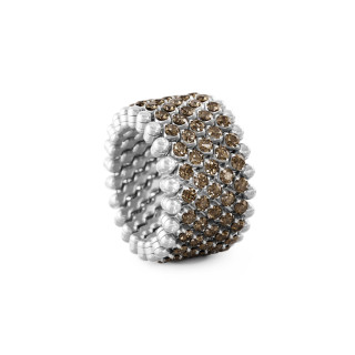 Weißgold, Ringe, Serafino Consoli Brevetto Multi-Size Ring, Ref: RMS 7M2 WG BRD
