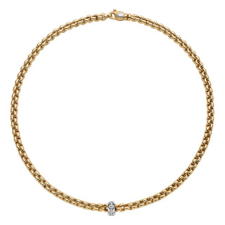 Gelbgold, Halsschmuck, FOPE Eka Collier, Ref: 72110CX_BB_G_XBX_043
