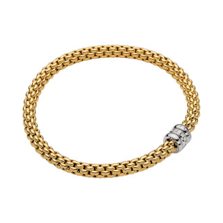 Weißgold, Armschmuck, FOPE Solo Flex'it Armband, Ref: 62106BX_BB_G_BBB_00M