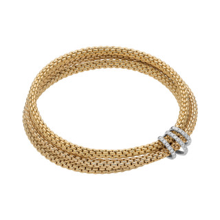 Weißgold, Armschmuck, FOPE Prima Flex'it Armband, Ref: 75108BX_PB_G_XBX_00M