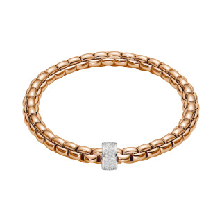 Weißgold, Armschmuck, FOPE Eka Flex'it Armband mit Diamantpavé, Ref: 70405BX_PB_R_XBX_00L