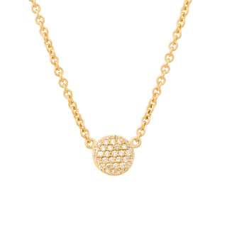 Gelbgold, Halsschmuck, Bron Stardust Halskette, Ref: 8CG4396BR