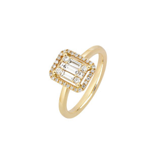 Gelbgold, Ringe, Juwelier Jasper Schmuck Brillant-Ring, Ref: 001.132042