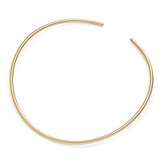 Gelbgold, Halsschmuck, IsabelleFa Halsreif "Flix.Flex Oval 7", Ref: 12027/03,5/2HLR-GG