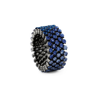 Gold farbig veredelt, Ringe, Serafino Consoli Brevetto Multi-Size Ring, Ref: RMS 5F2 BG BS SFT