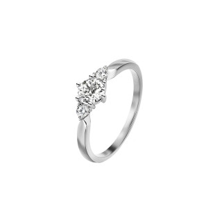Weißgold, Ringe, Juwelier Jasper Schmuck Brillant-Ring, Ref: 001.132547