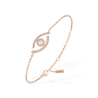 Roségold, Armschmuck, Messika Lucky Eye Armband, Ref: 10035-PG