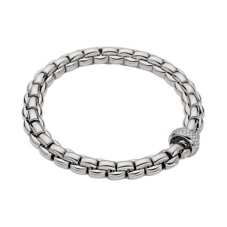 Weißgold, Armschmuck, FOPE Eka Flex'it Armband mit Diamantpavé, Ref: 60711BX_PB_B_XBX_00M