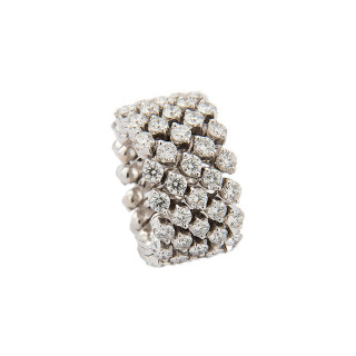 Weißgold, Ringe, Serafino Consoli Brevetto Multi-Size Ring, Ref: RMS 5F7 WG WD