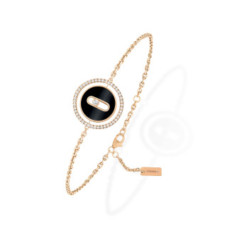 Roségold, Armschmuck, Messika Lucky Move Armband KM Onyx, Ref: 12318-PG