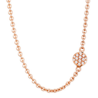 Roségold, Halsschmuck, Bron Stardust Halskette, Ref: 8CR440445BR