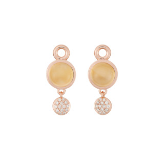 Roségold, Ohrringe, Bron Stardust Ohrschmuck, Ref: 8OR4861CICBR