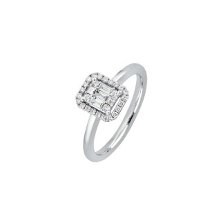 Weißgold, Ringe, Juwelier Jasper Schmuck Crivelli Brillantring, Ref: 001.129550