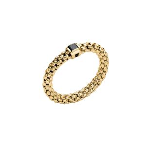 Flex'it Souls Ring mit schwarzem Diamant