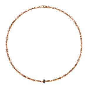 Prima Halskette mit schwarzen Diamanten
