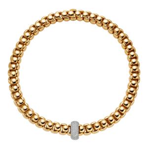 Luna Halskette mit Pavé Diamanten