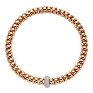 Luna Halskette mit Pavé Diamanten