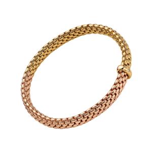 Vendôme Flex'it Armband mit zweifarbigem Geflecht
