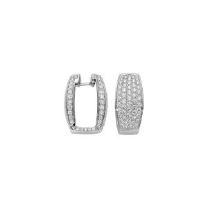 Super Eka Ohrringe mit Pavé-Diamanten