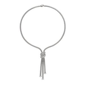 Solo Halskette mit Diamanten ausgefaßt