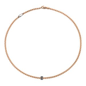 Eka Halskette mit schwarzen Diamanten