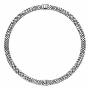 Panorama Collier mit Daimanten