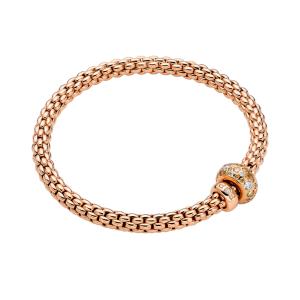 Solo Flex'it Armband mit weißen und braunen Diamanten
