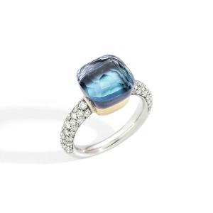 Nudo Deep Blue klassischer Ring